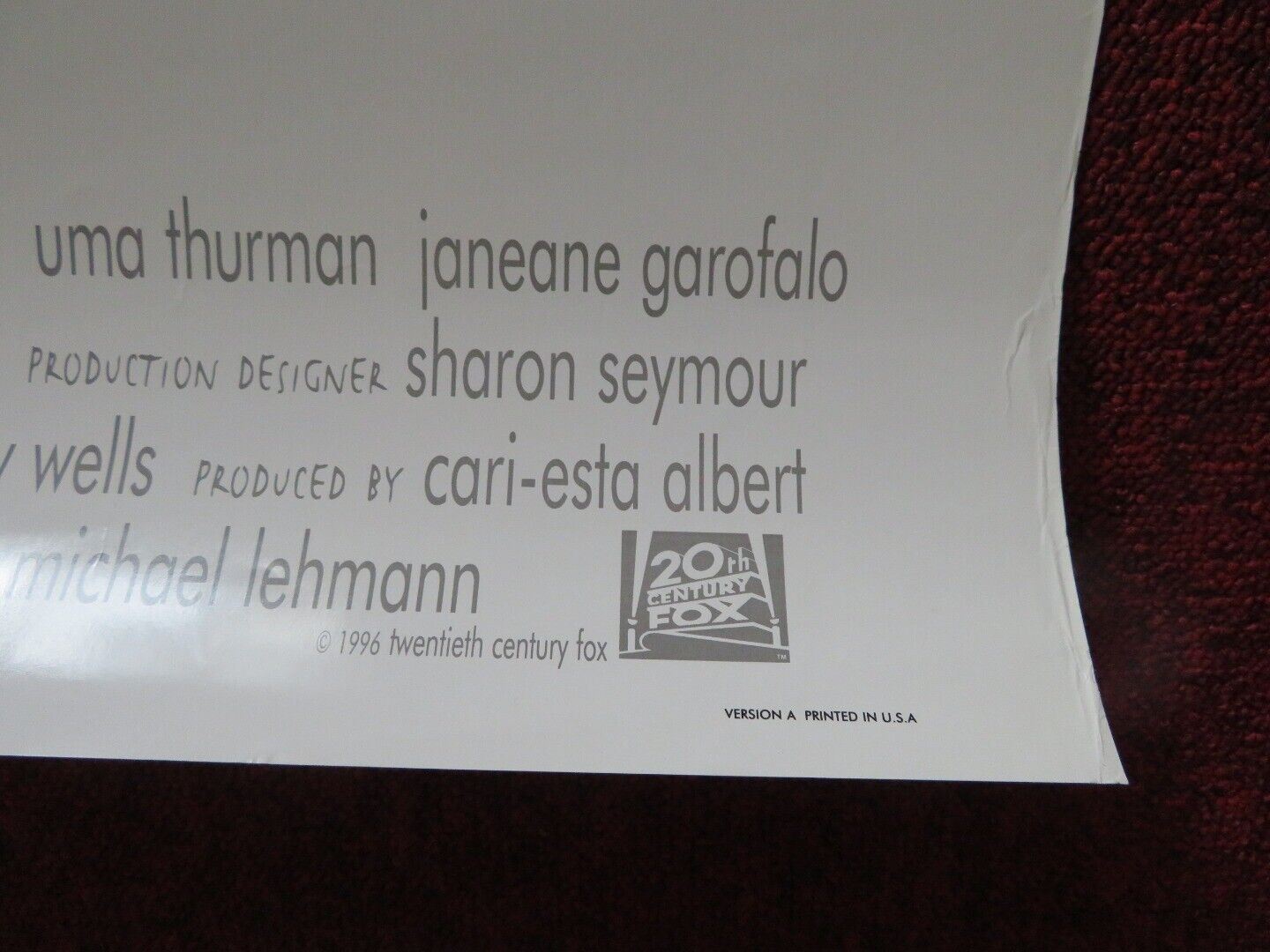 THE TRUTH ABOUT CATS AND DOGS - VERSION A US ONE SHEET ROLLED POSTER 1996 Movie posters