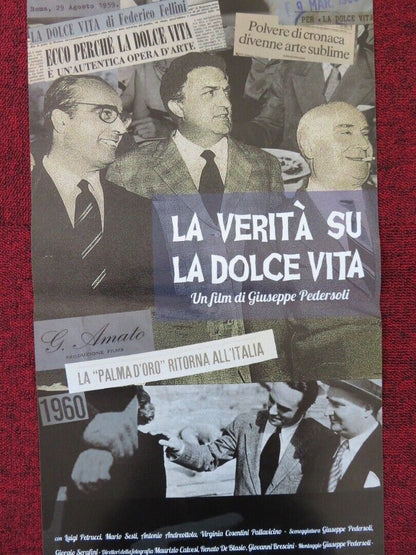 THE TRUTH ABOUT LA DOLCE VITA ITALIAN LOCANDINA (26.5"x12.5") POSTER 2020 Rendezvous Cinema Movie posters