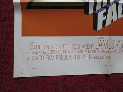 THE TRYGON FACTOR FOLDED US ONE SHEET POSTER STEWART GRANGER S. HAMPSHIRE 1968 Rendezvous Cinema Movie posters