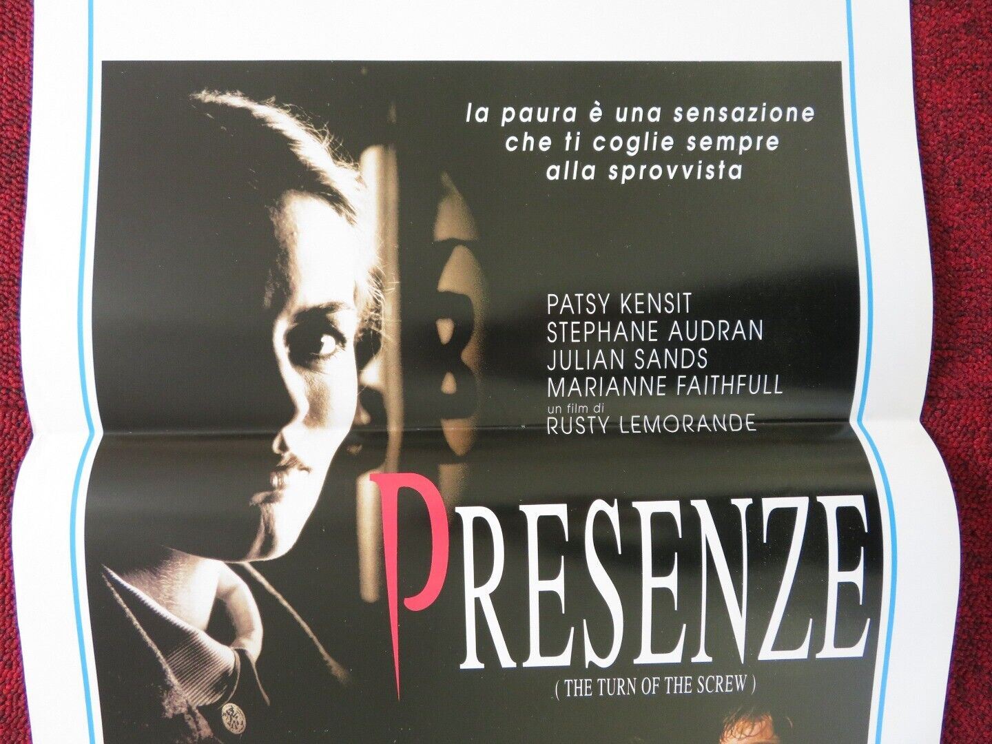 THE TURN OF THE SCREW ITALIAN LOCANDINA (27.5"x13") POSTER PATZY KENSIT 1993 Movie posters