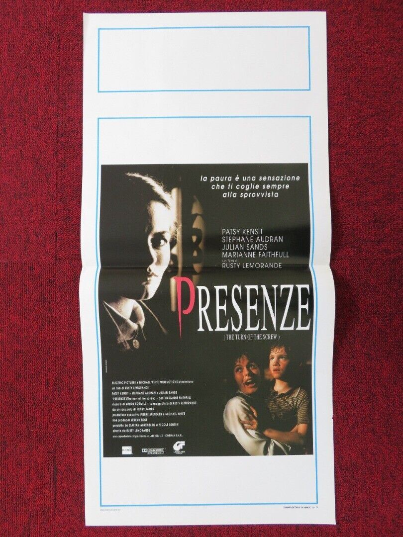 THE TURN OF THE SCREW ITALIAN LOCANDINA (27.5"x13") POSTER PATZY KENSIT 1993 Movie posters