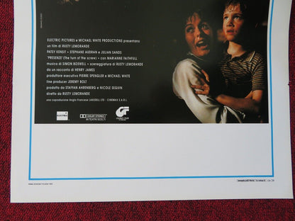 THE TURN OF THE SCREW ITALIAN LOCANDINA (27.5"x13") POSTER PATZY KENSIT 1993 Movie posters