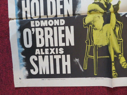 THE TURNING POINT FOLDED US ONE SHEET POSTER WILLIAM HOLDEN EDMOND O'BRIEN 1952 Movie posters