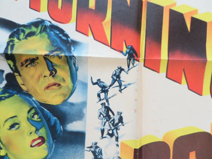 THE TURNING POINT FOLDED US ONE SHEET POSTER WILLIAM HOLDEN EDMOND O'BRIEN 1952 Movie posters