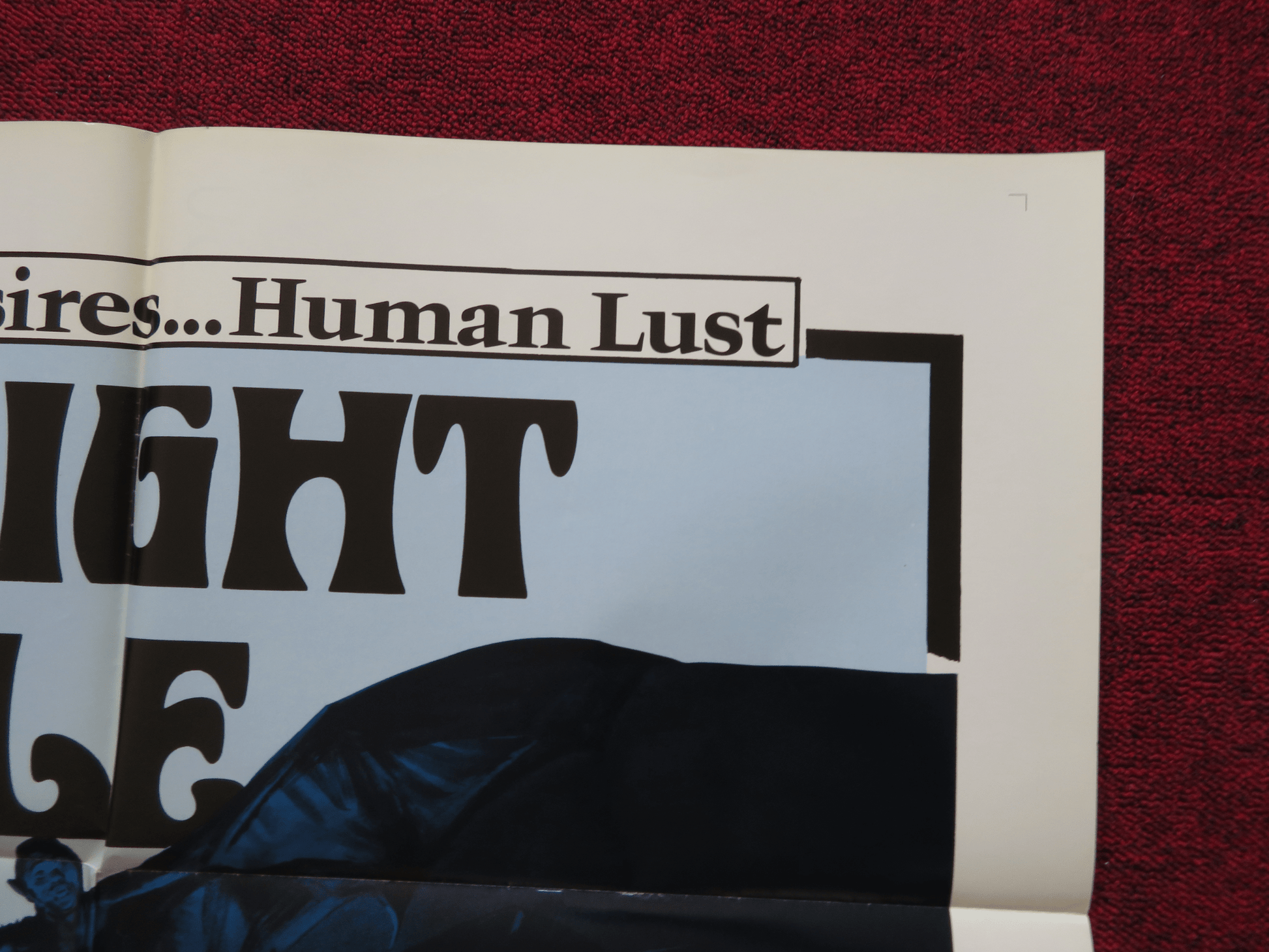 THE TWILIGHT PEOPLE FOLDED US ONE SHEET POSTER JOHN ASHLEY PAT WOODELL 1972 Rendezvous Cinema Movie posters