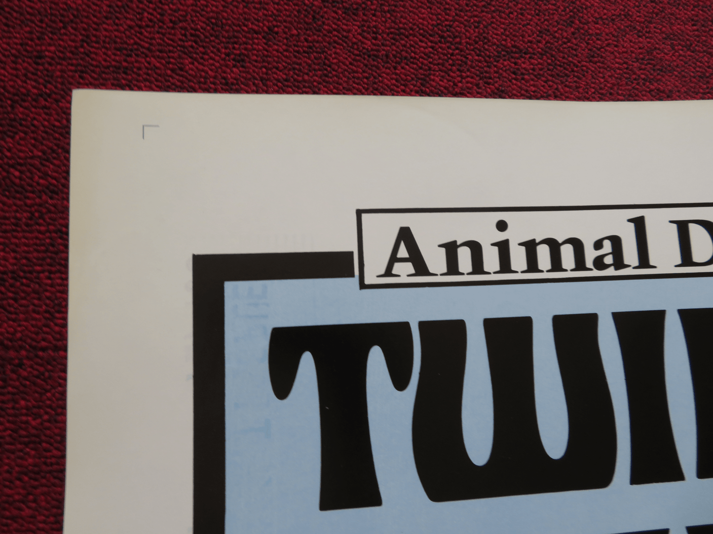 THE TWILIGHT PEOPLE FOLDED US ONE SHEET POSTER JOHN ASHLEY PAT WOODELL 1972 Rendezvous Cinema Movie posters