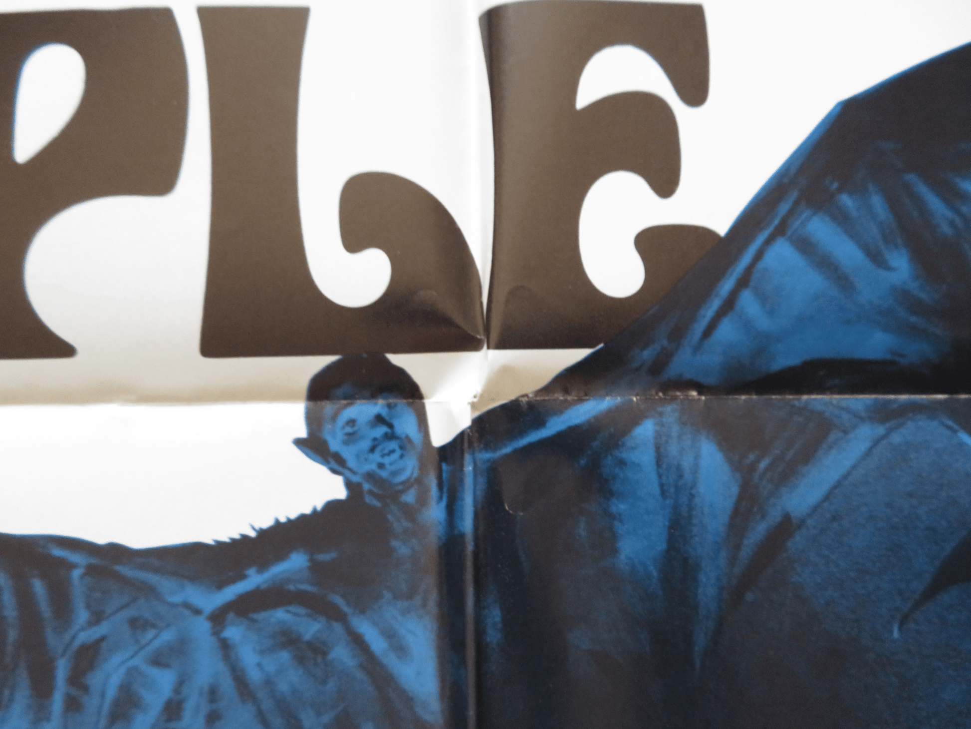 THE TWILIGHT PEOPLE FOLDED US ONE SHEET POSTER JOHN ASHLEY PAT WOODELL 1972 Rendezvous Cinema Movie posters