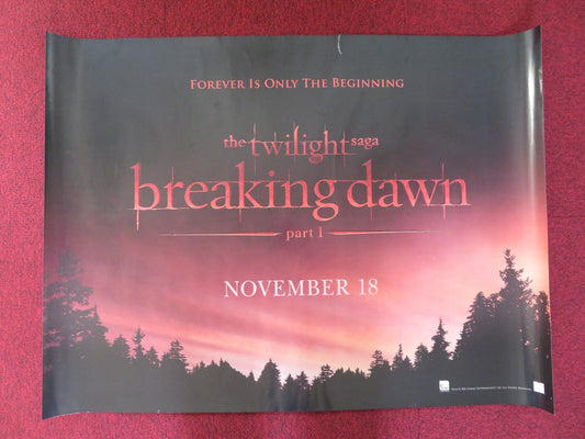 THE TWILIGHT SAGA: BREAKING DAWN - PART 1 - A QUAD (30"x 40") ROLLED POSTER 2011 Rendezvous Cinema Movie posters
