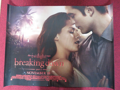 THE TWILIGHT SAGA: BREAKING DAWN PART 1 - B UK QUAD (30"x 40") ROLLED POSTER 2011 Rendezvous Cinema Movie posters