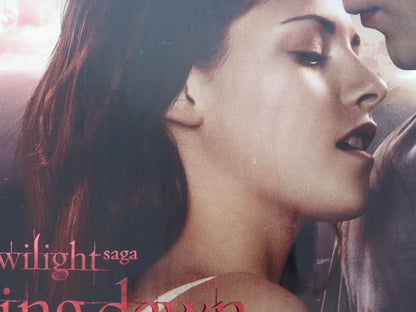 THE TWILIGHT SAGA: BREAKING DAWN PART 1 - B UK QUAD (30"x 40") ROLLED POSTER 2011 Rendezvous Cinema Movie posters