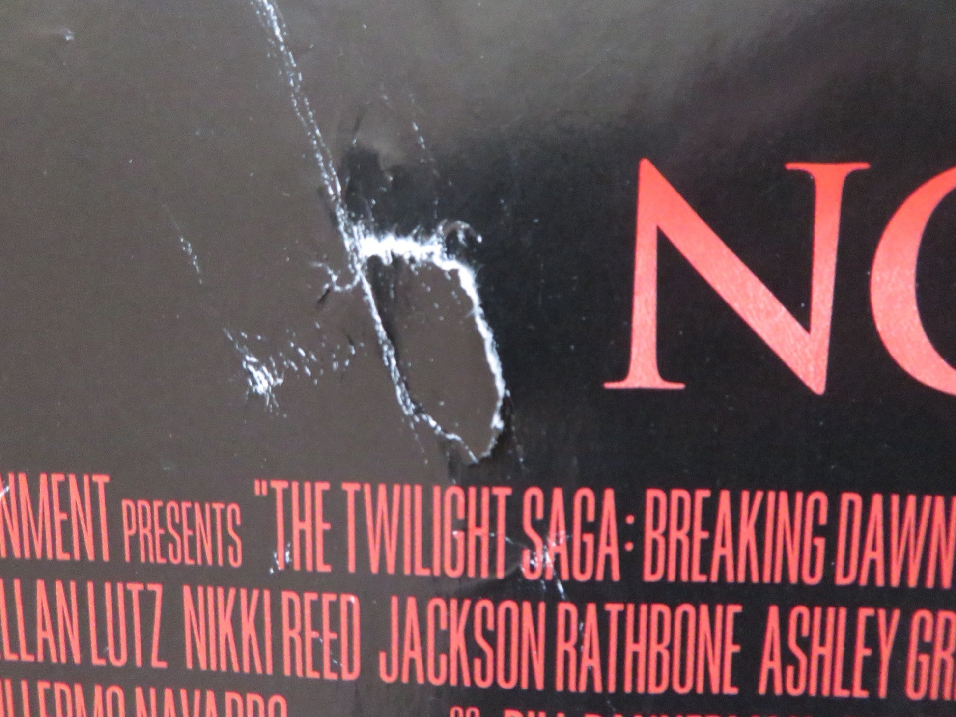 THE TWILIGHT SAGA: BREAKING DAWN PART 1 - B UK QUAD (30"x 40") ROLLED POSTER 2011 Rendezvous Cinema Movie posters