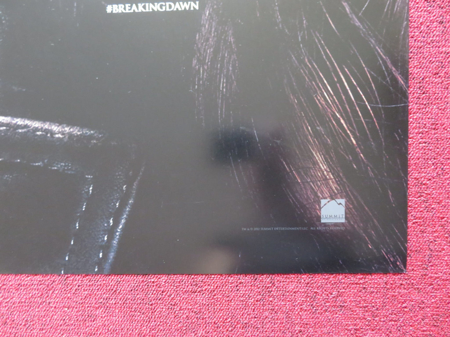 THE TWILIGHT SAGA: BREAKING DAWN - PART 2 - a US ONE SHEET ROLLED POSTER 2012 Rendezvous Cinema Movie posters