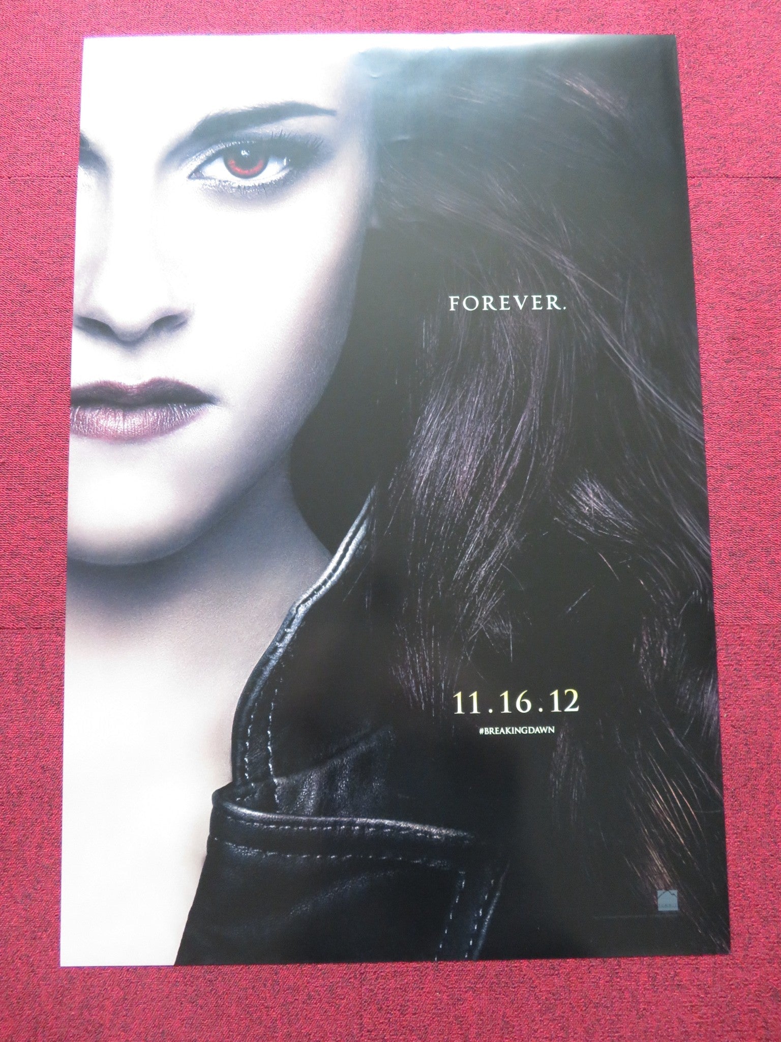 THE TWILIGHT SAGA: BREAKING DAWN - PART 2 - a US ONE SHEET ROLLED POSTER 2012 Rendezvous Cinema Movie posters
