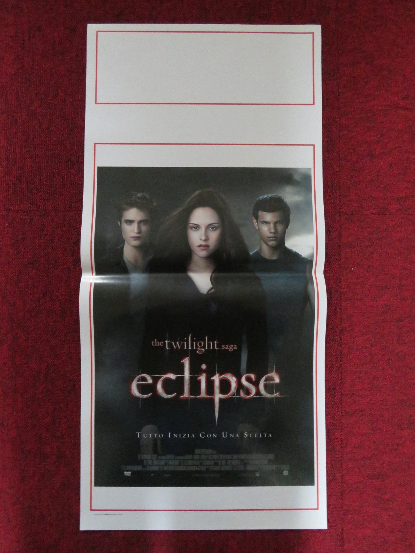 THE TWILIGHT SAGA: ECLIPSE ITALIAN LOCANDINA POSTER ROBERT PATTINSON 2010 Rendezvous Cinema Movie posters