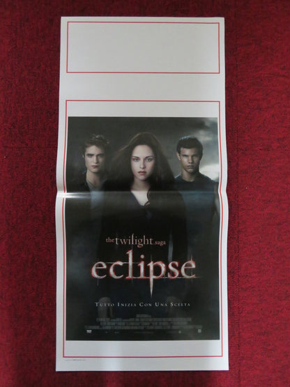 THE TWILIGHT SAGA: ECLIPSE ITALIAN LOCANDINA POSTER ROBERT PATTINSON 2010 Rendezvous Cinema Movie posters