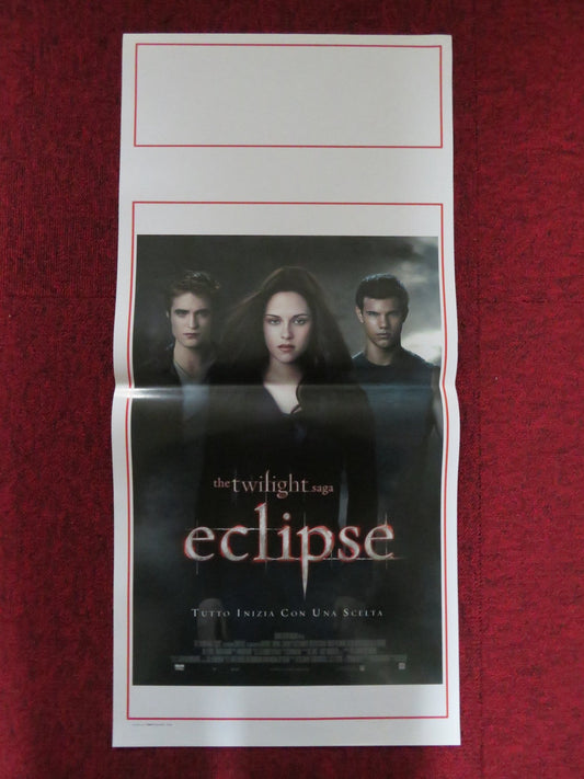 THE TWILIGHT SAGA: ECLIPSE ITALIAN LOCANDINA POSTER ROBERT PATTINSON 2010 Rendezvous Cinema Movie posters
