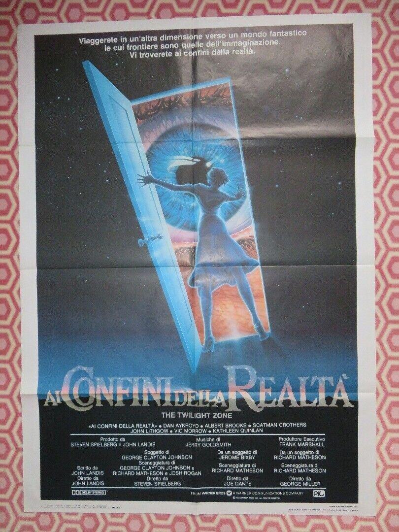 THE TWILIGHT ZONE ITALIAN 2 FOGLIO (55"x 39") POSTER DAN AYKROYD ALBERT BROOKS Movie posters