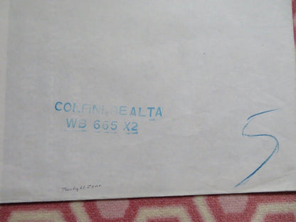 THE TWILIGHT ZONE ITALIAN 2 FOGLIO (55"x 39") POSTER DAN AYKROYD ALBERT BROOKS Movie posters