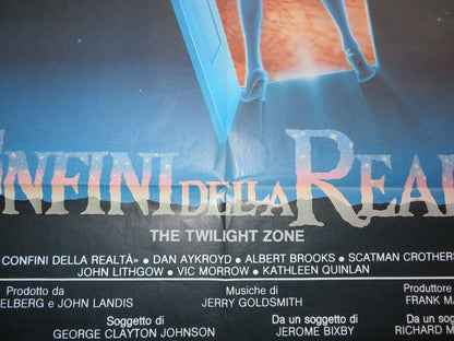 THE TWILIGHT ZONE ITALIAN 2 FOGLIO (55"x 39") POSTER DAN AYKROYD ALBERT BROOKS Movie posters