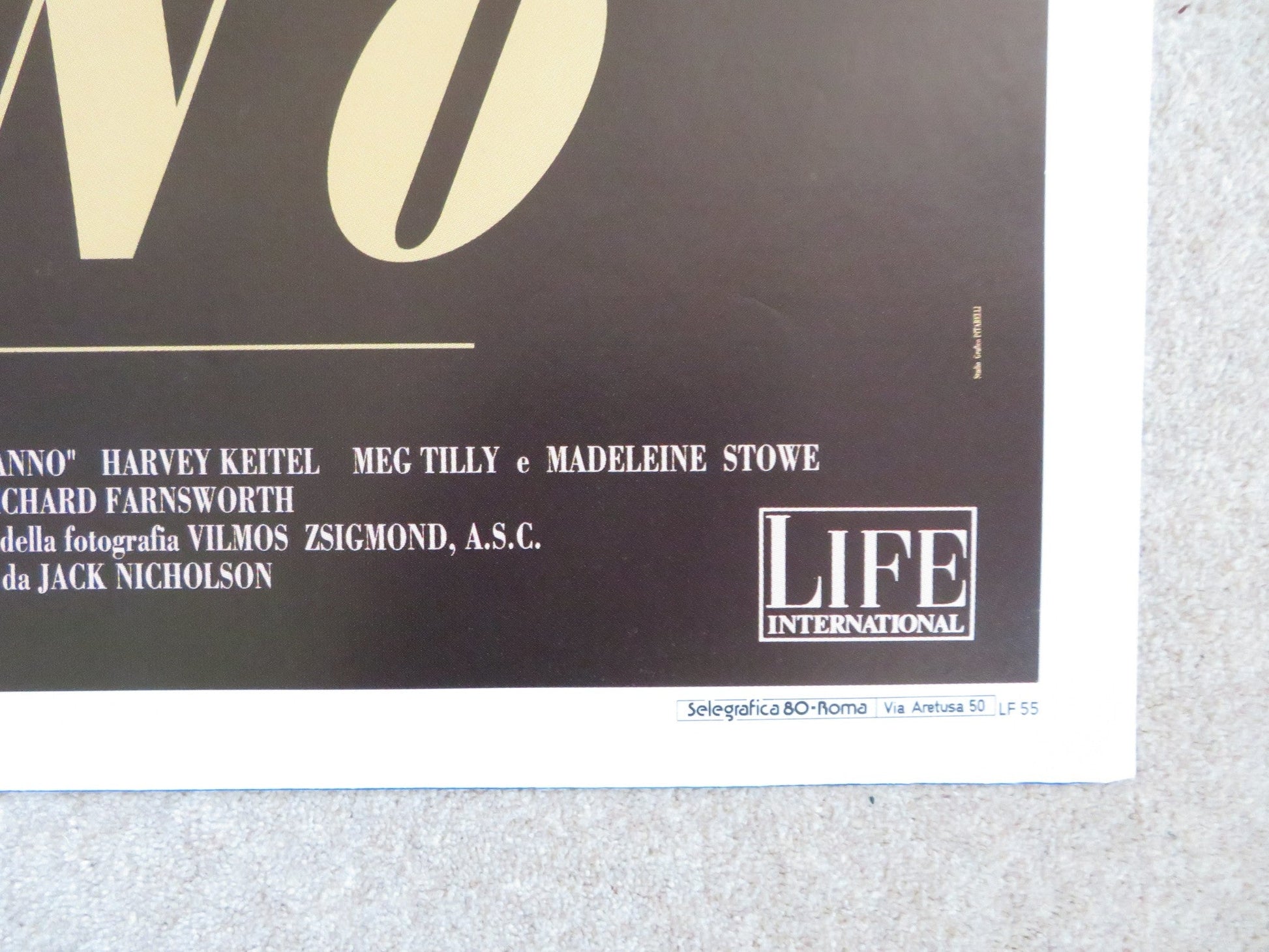 THE TWO JAKES ITALIAN 2 FOGLIO POSTER JACK NICHOLSON HARVEY KEITEL 1990 Rendezvous Cinema Movie posters