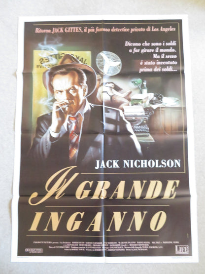 THE TWO JAKES ITALIAN 2 FOGLIO POSTER JACK NICHOLSON HARVEY KEITEL 1990 Rendezvous Cinema Movie posters