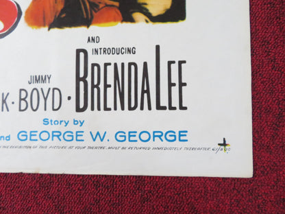 THE TWO LITTLE BEARS FOLDED US ONE SHEET POSTER EDDIE ALBERT JANE WYATT 1961 Rendezvous Cinema Movie posters