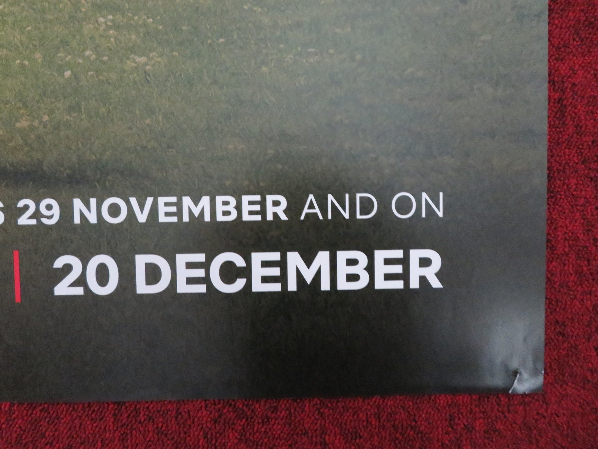 THE TWO POPES UK QUAD (30"x 40") ROLLED POSTER ANTHONY HOPKINS J.PRYCE 2019 Rendezvous Cinema Movie posters