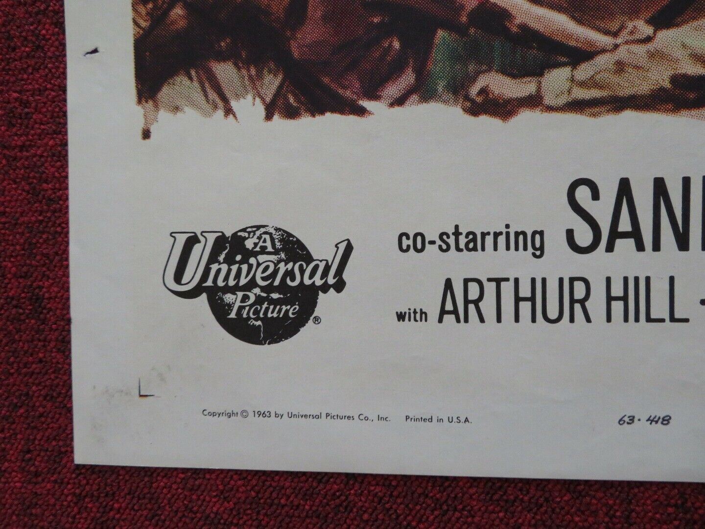 THE UGLY AMERICAN FOLDED US ONE SHEET POSTER MARLON BRANDO EJI OKADA 1963 Rendezvous Cinema Movie posters