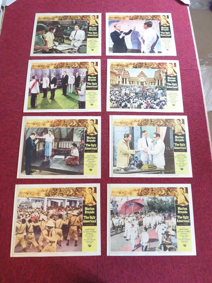 THE UGLY AMERICAN US LOBBY CARD FULL SET MARLON BRANDO SANDRA CHURCH 1963 Rendezvous Cinema Movie posters