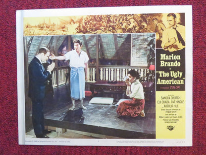 THE UGLY AMERICAN US LOBBY CARD FULL SET MARLON BRANDO SANDRA CHURCH 1963 Rendezvous Cinema Movie posters