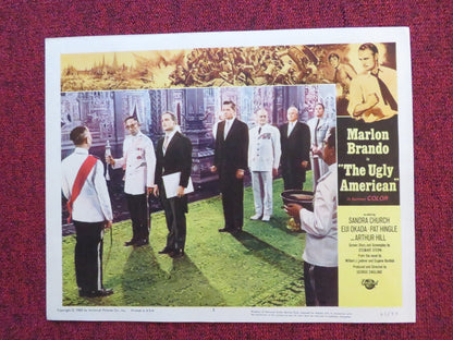 THE UGLY AMERICAN US LOBBY CARD FULL SET MARLON BRANDO SANDRA CHURCH 1963 Rendezvous Cinema Movie posters