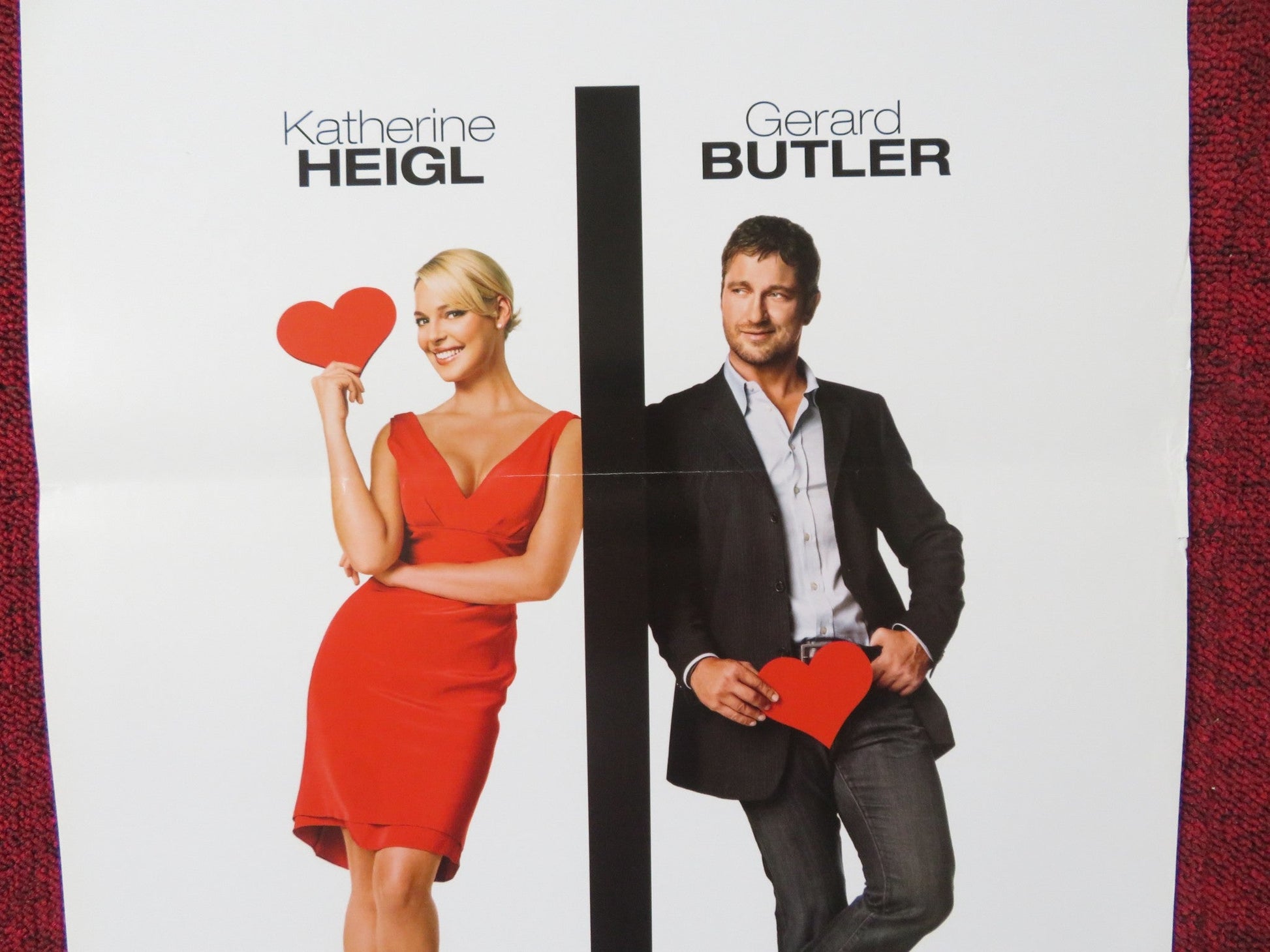THE UGLY TRUTH ITALIAN LOCANDINA POSTER KATHERINE HEIGL GERARD BUTLER 2009 Rendezvous Cinema Movie posters