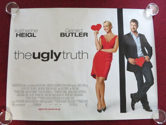 THE UGLY TRUTH UK QUAD ROLLED POSTER GERARD BUTLER KATHERINE HEIGL 2009 Rendezvous Cinema Movie posters
