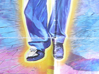 THE ULTIMATE WARRIOR FOLDED US ONE SHEET POSTER YUL BRYNER MAX VON SYDOW 1975 Rendezvous Cinema Movie posters