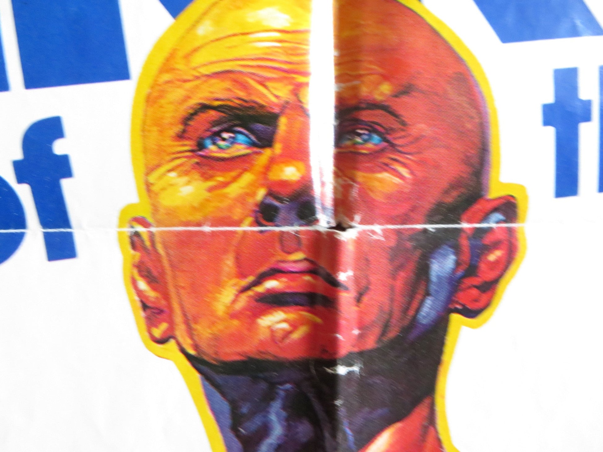 THE ULTIMATE WARRIOR FOLDED US ONE SHEET POSTER YUL BRYNER MAX VON SYDOW 1975 Rendezvous Cinema Movie posters