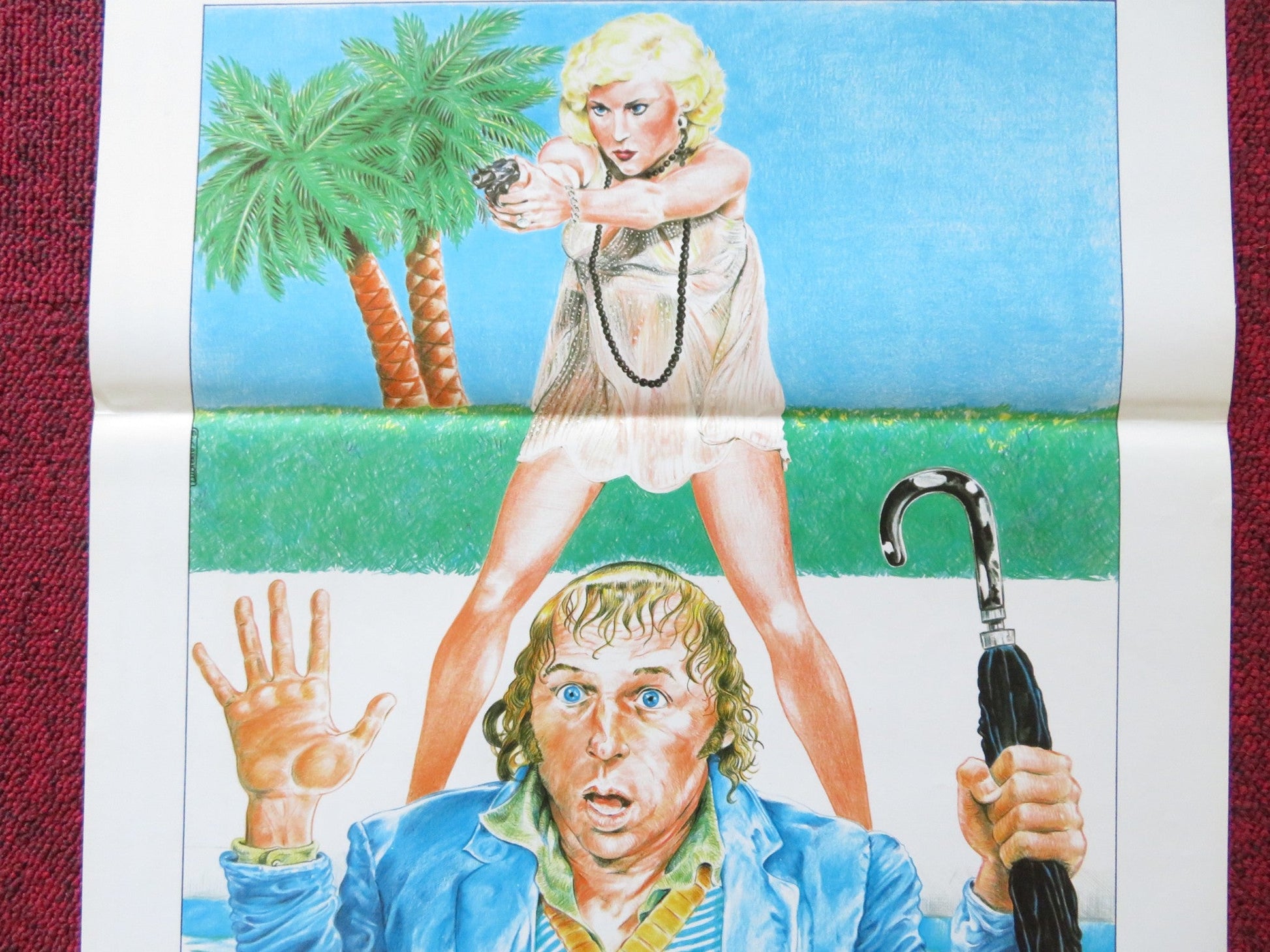 THE UMBRELLA COUP ITALIAN LOCANDINA POSTER PIERRE RICHARD GERARD OURY 1980 Rendezvous Cinema Movie posters