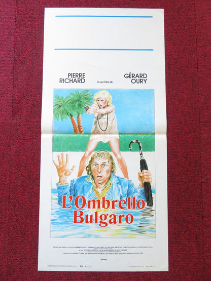 THE UMBRELLA COUP ITALIAN LOCANDINA POSTER PIERRE RICHARD GERARD OURY 1980 Rendezvous Cinema Movie posters