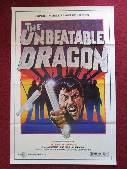 THE UNBEATABLE DRAGON / INVINCIBLE SHAOLIN US ONE SHEET ROLLED POSTER 1978 Movie posters