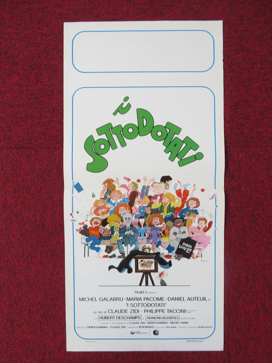 THE UNDER - GIFTED ITALIAN LOCANDINA POSTER MICHEL GALABRU DANIEL AUTEUIL 1982 Rendezvous Cinema Movie posters