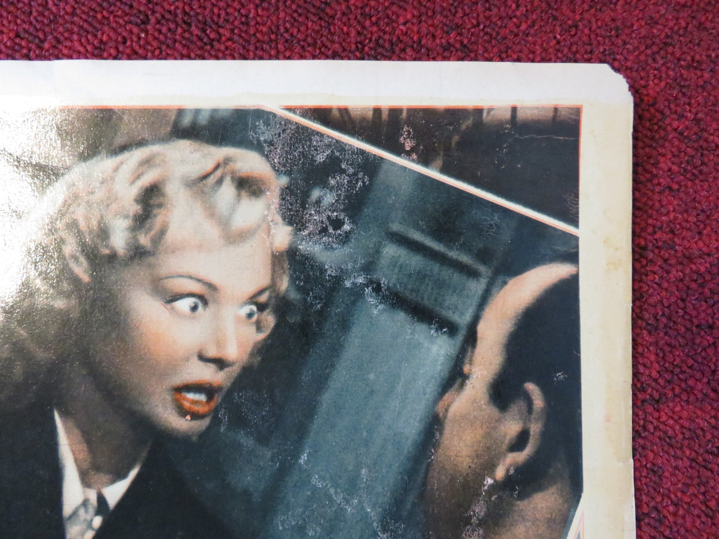 THE UNEXPECTED VOYAGER ITALIAN FOTOBUSTA POSTER DANI ROBYN GEORGES MARCHAL 1950 Rendezvous Cinema Movie posters