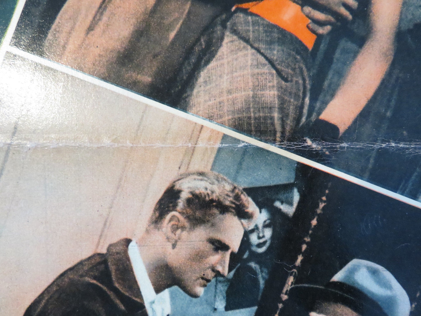 THE UNEXPECTED VOYAGER ITALIAN FOTOBUSTA POSTER DANI ROBYN GEORGES MARCHAL 1950 Rendezvous Cinema Movie posters