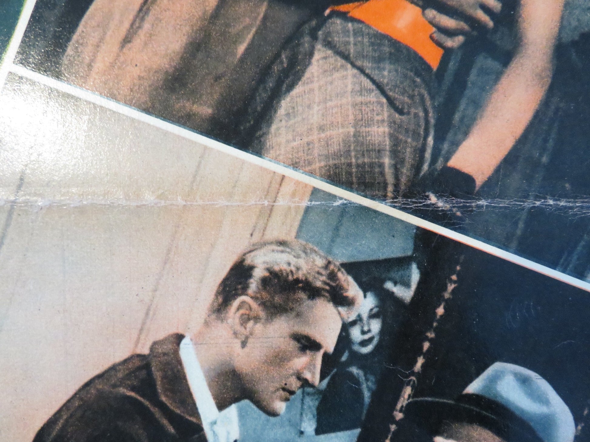 THE UNEXPECTED VOYAGER ITALIAN FOTOBUSTA POSTER DANI ROBYN GEORGES MARCHAL 1950 Rendezvous Cinema Movie posters