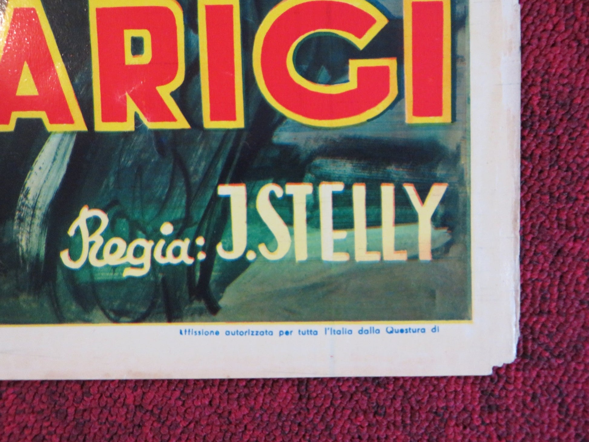 THE UNEXPECTED VOYAGER ITALIAN FOTOBUSTA POSTER DANI ROBYN GEORGES MARCHAL 1950 Rendezvous Cinema Movie posters