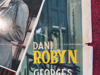 THE UNEXPECTED VOYAGER ITALIAN FOTOBUSTA POSTER DANI ROBYN GEORGES MARCHAL 1950 Rendezvous Cinema Movie posters