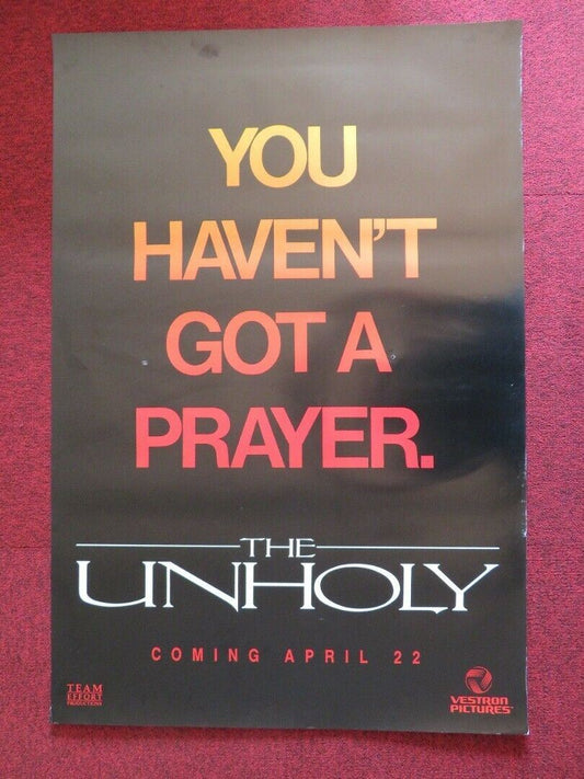 THE UNHOLY US ONE SHEET ROLLED POSTER CAMILO VILA RUBEN RABASA 1988 Movie posters