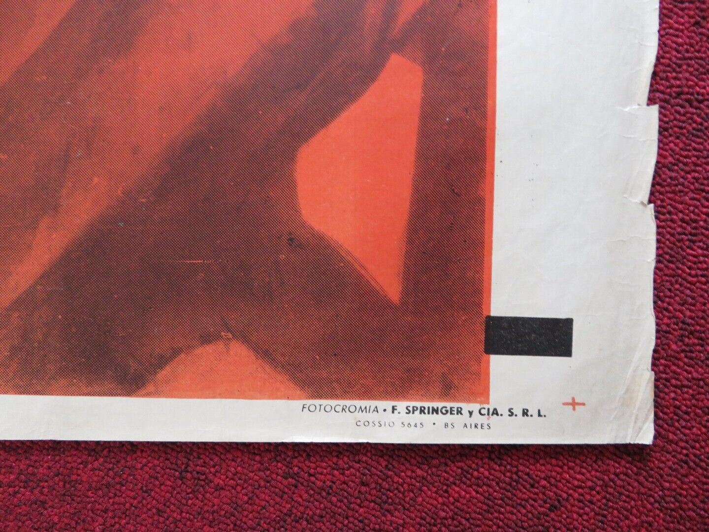 THE UNINHIBITED FOLDED ARGENTINA POSTER JAMES MASON MELINA MERCOURI 1965 - Rendezvous Cinema