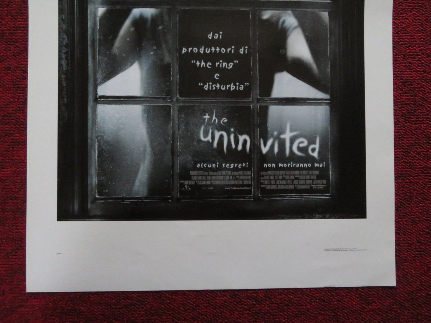 THE UNINVITED ITALIAN LOCANDINA POSTER EMILY BROWNING ELIZABETH BANKS 2009 Rendezvous Cinema Movie posters