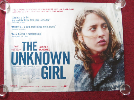 THE UNKNOWN GIRL UK QUAD (30"x 40") ROLLED POSTER ADELE HAENEL O. BONNAUD 2016 Rendezvous Cinema Movie posters