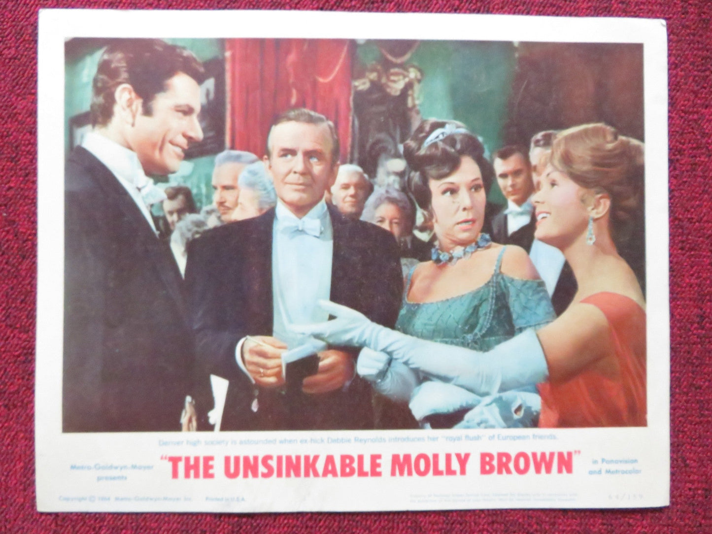 THE UNSINKABLE MOLLY BROWN US LOBBY CARD FULL SET DEBBIE REYNOLDS 1964 Rendezvous Cinema Movie posters