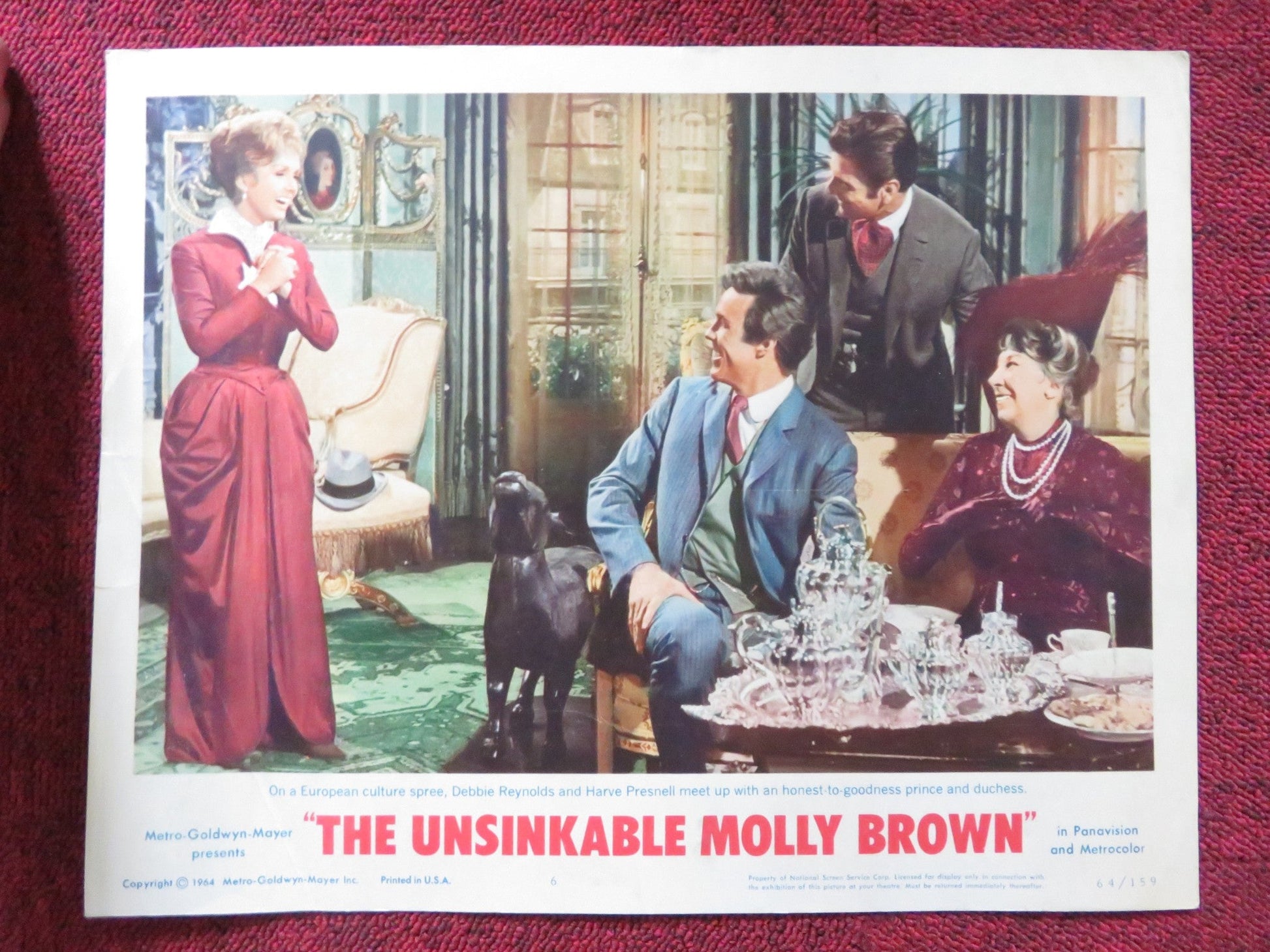 THE UNSINKABLE MOLLY BROWN US LOBBY CARD FULL SET DEBBIE REYNOLDS 1964 Rendezvous Cinema Movie posters